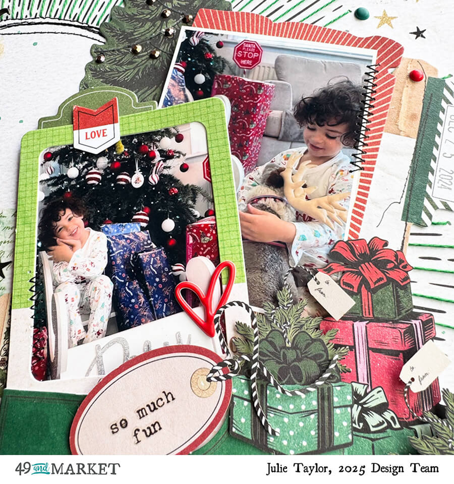 Santa I've been Good - Layout by Julie 