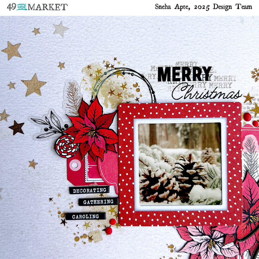 Merry Christmas Joy - Layout by Sneha