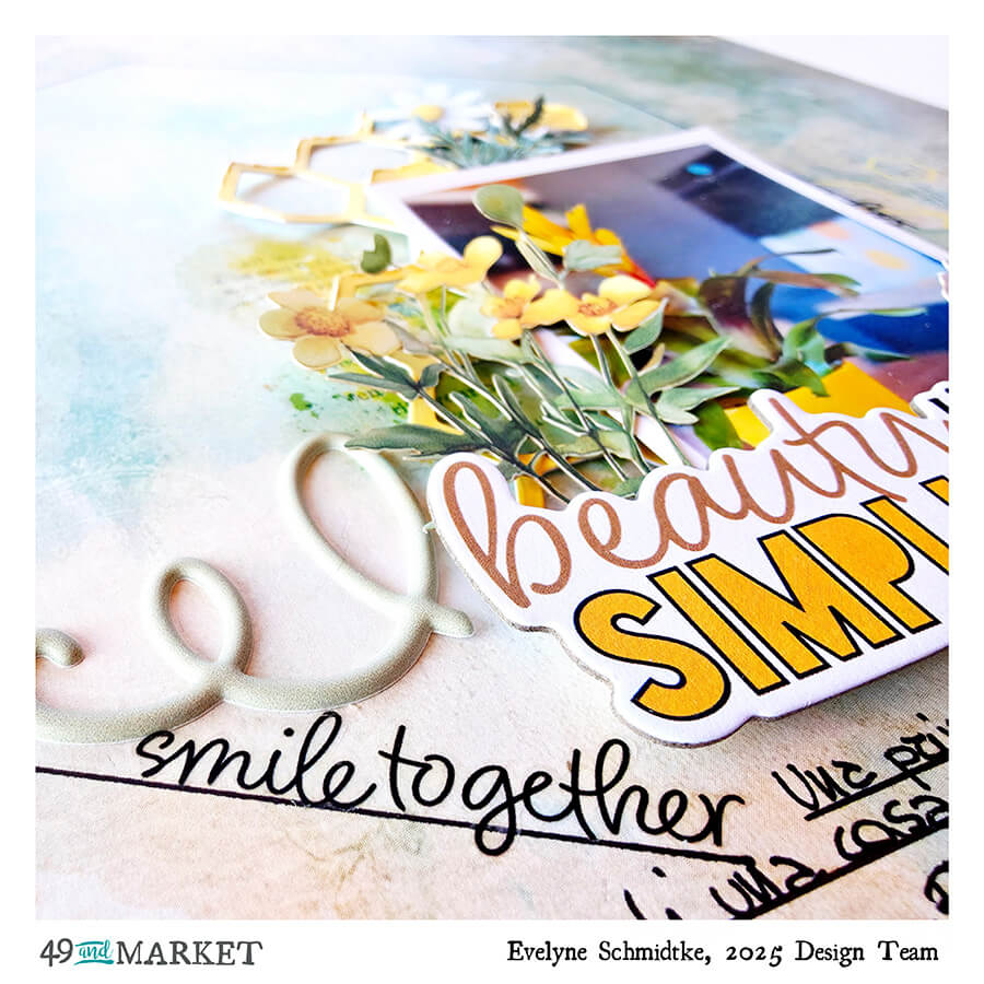 Beauty in simplicity - Layout by Evy