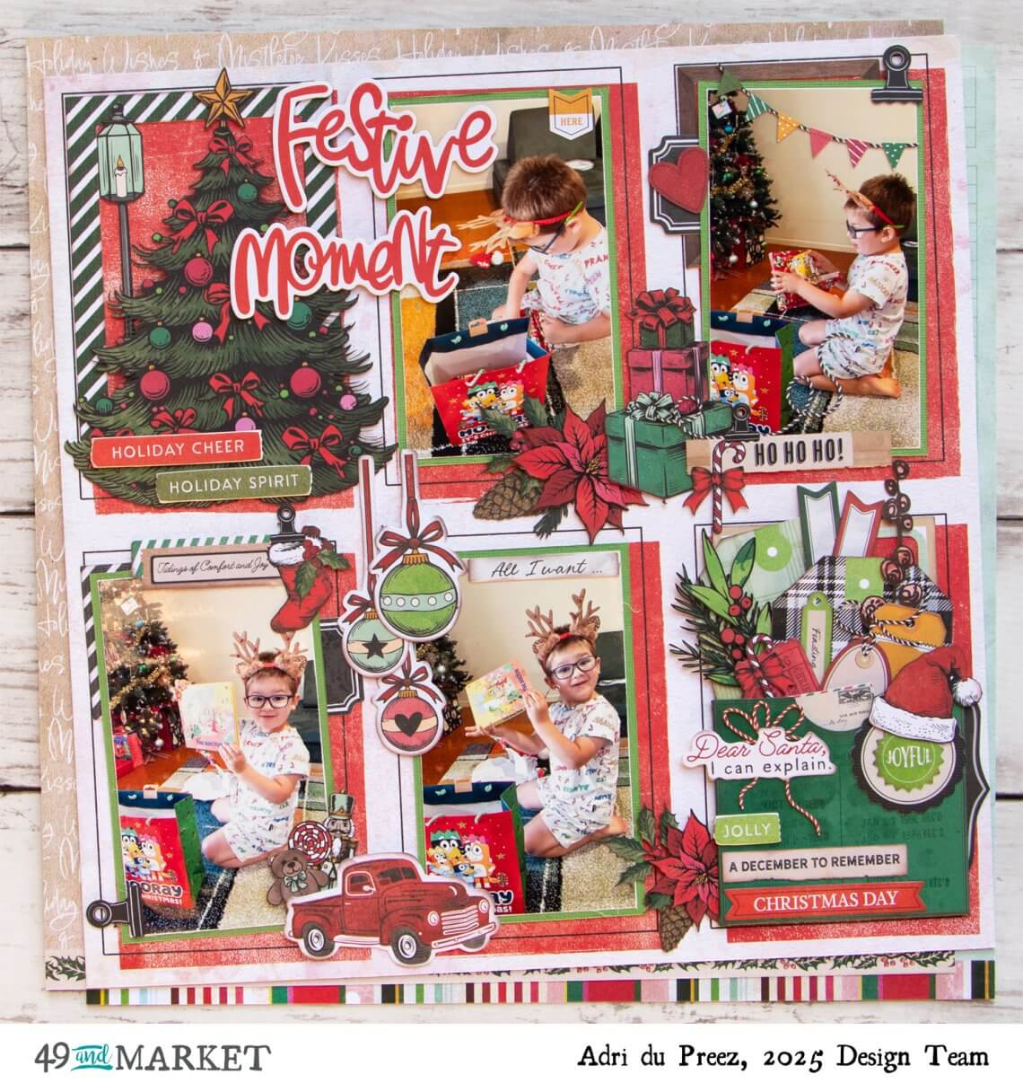 Festive Moment - Layout by Adri