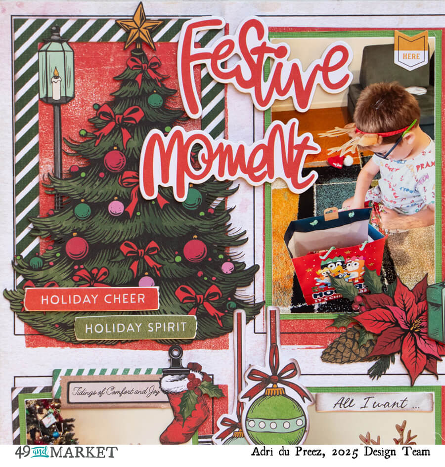 Festive Moment - Layout by Adri