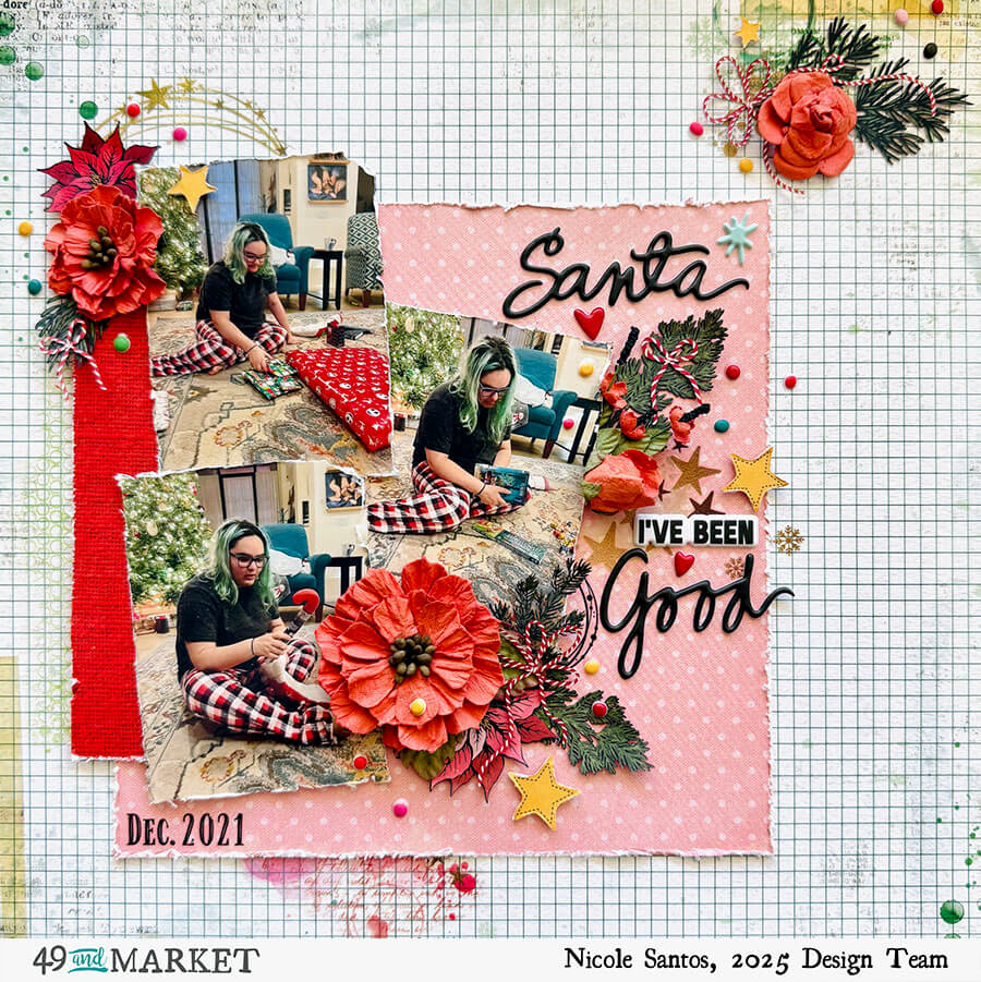 I've been good - Christmas Layout by Nicole
