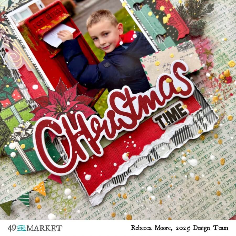 Christmas Time - Layout by Rebecca