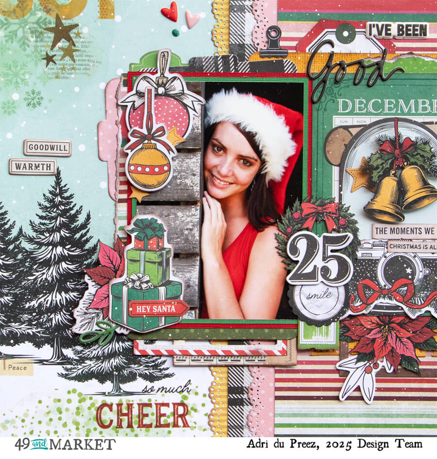 Happy Christmas - Double layout by Adri