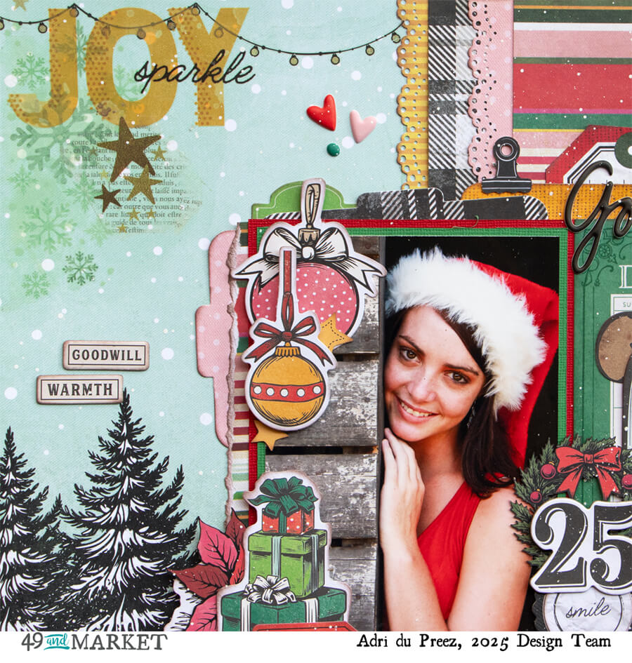 Happy Christmas - Double layout by Adri