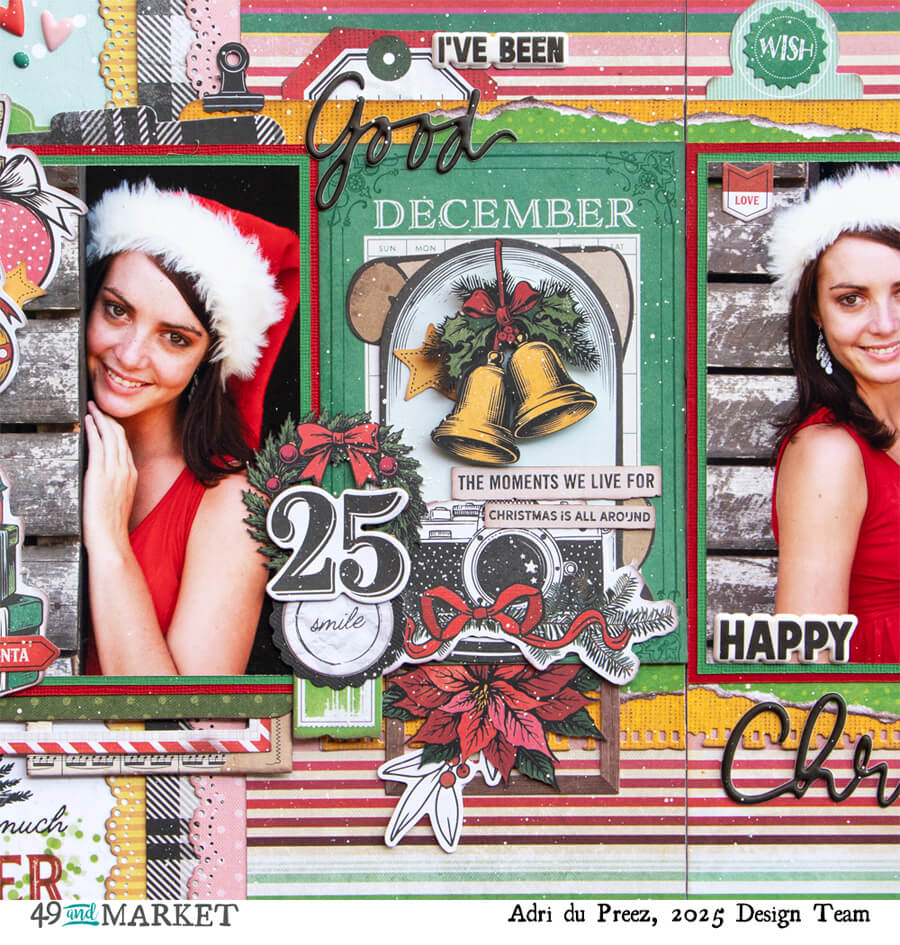 Happy Christmas - Double layout by Adri