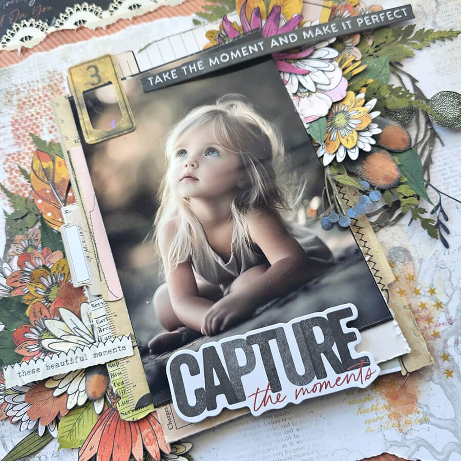 Capture the Moments - Layout by Michelle
