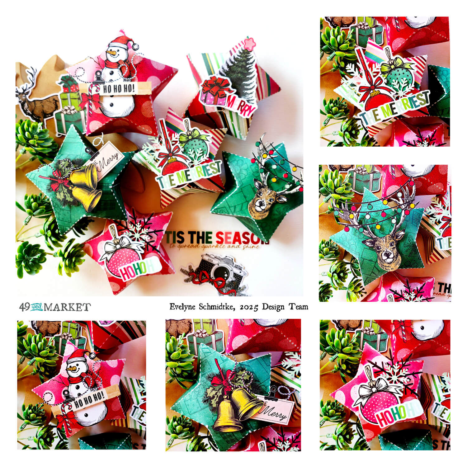 3D Stars - Christmas gifts by Evy