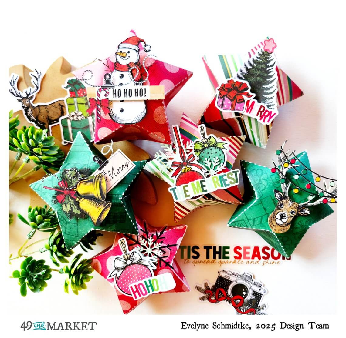 3D Stars - Christmas gifts by Evy