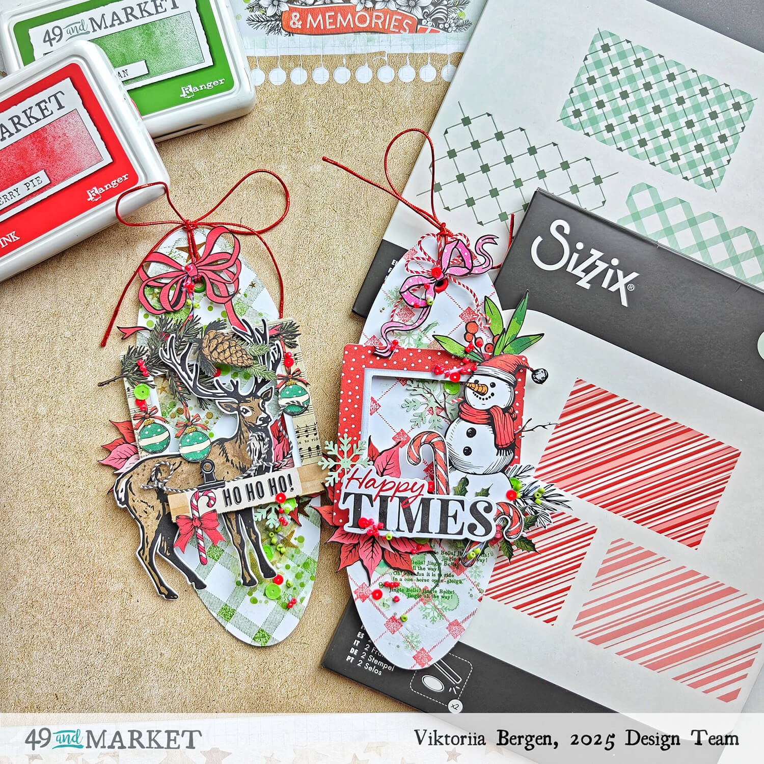 Christmas tags by Viktoriaa