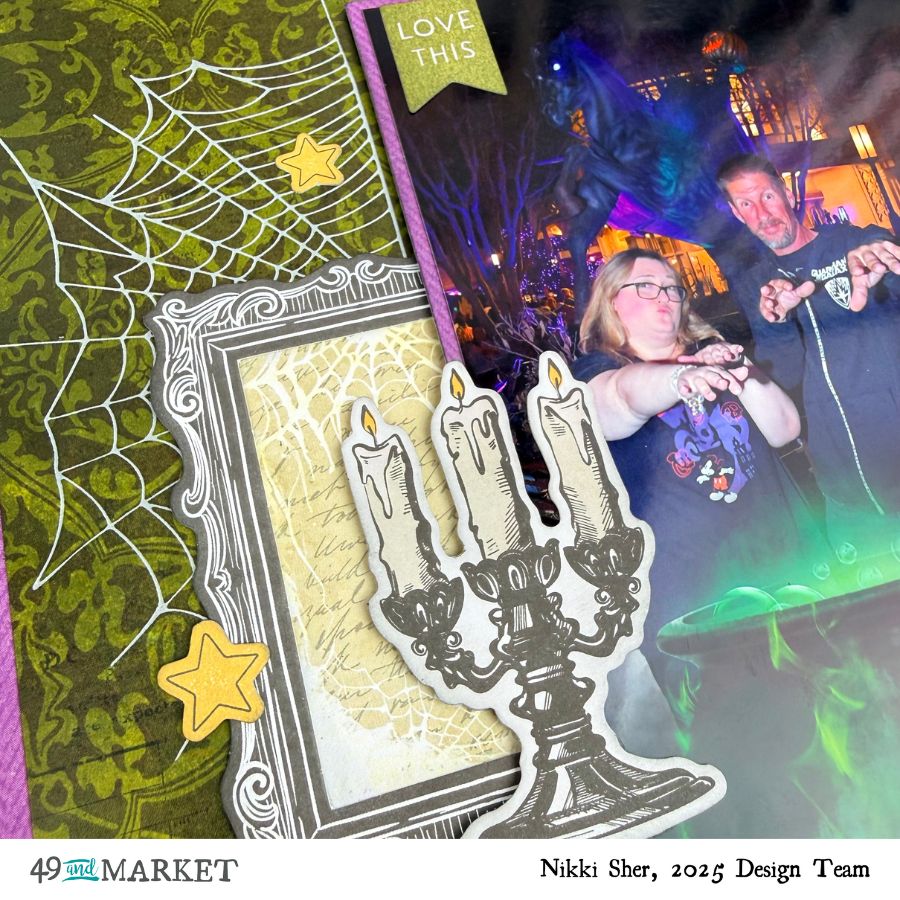 October Magic Halloween - Layout by Nikki 