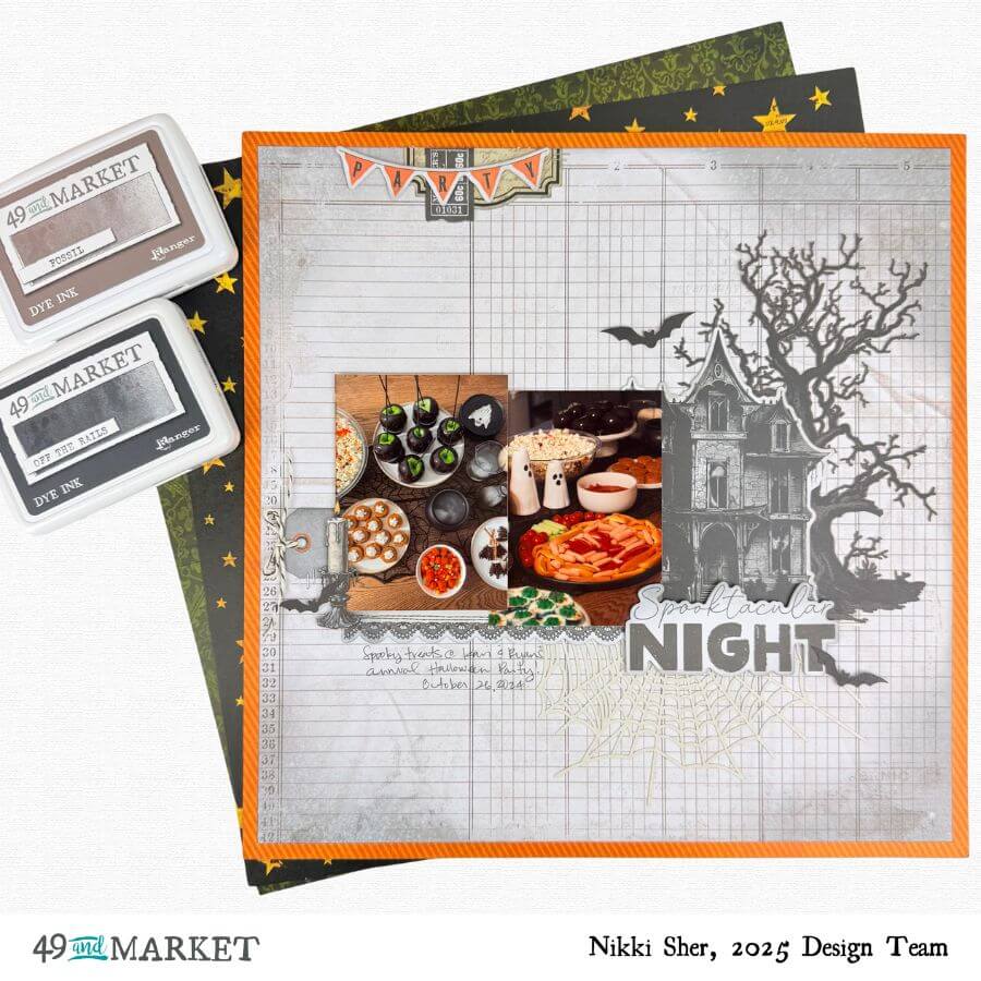 Spooktacular Night Halloween - Layout by Nikki