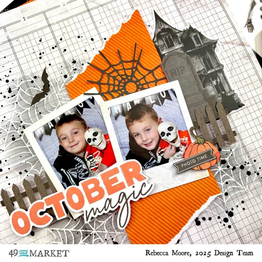 October Magic - Layout by Rebecca