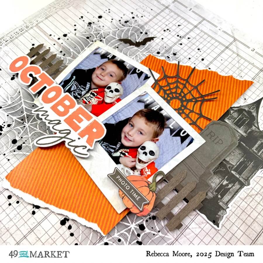 October Magic - Layout by Rebecca