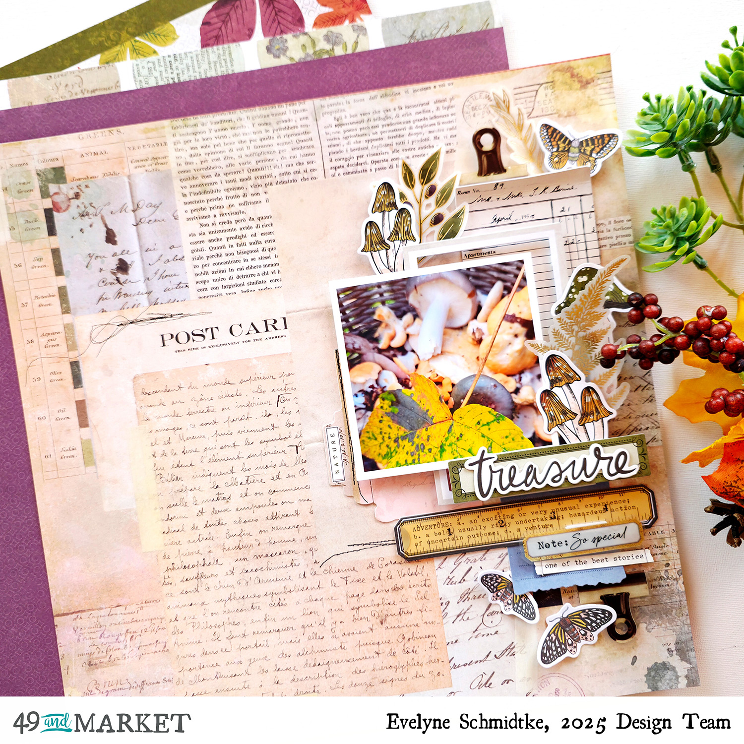 Nature Treasure - Layout by Evy