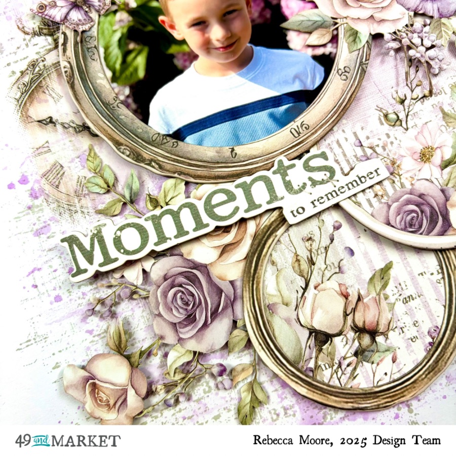 Moments to Remember - Layout by Rebecca