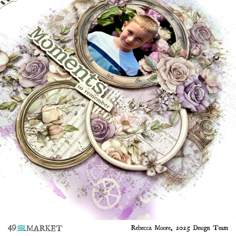 Moments to Remember - Layout by Rebecca