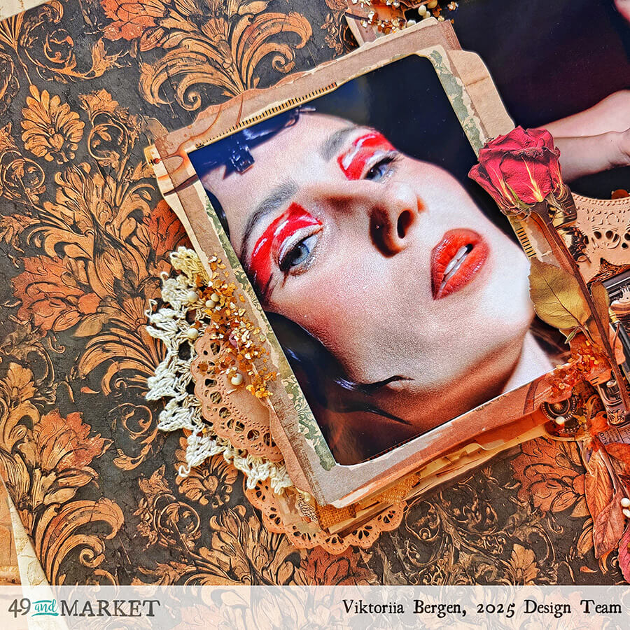 Portraits of the past - Layout by Viktoriia