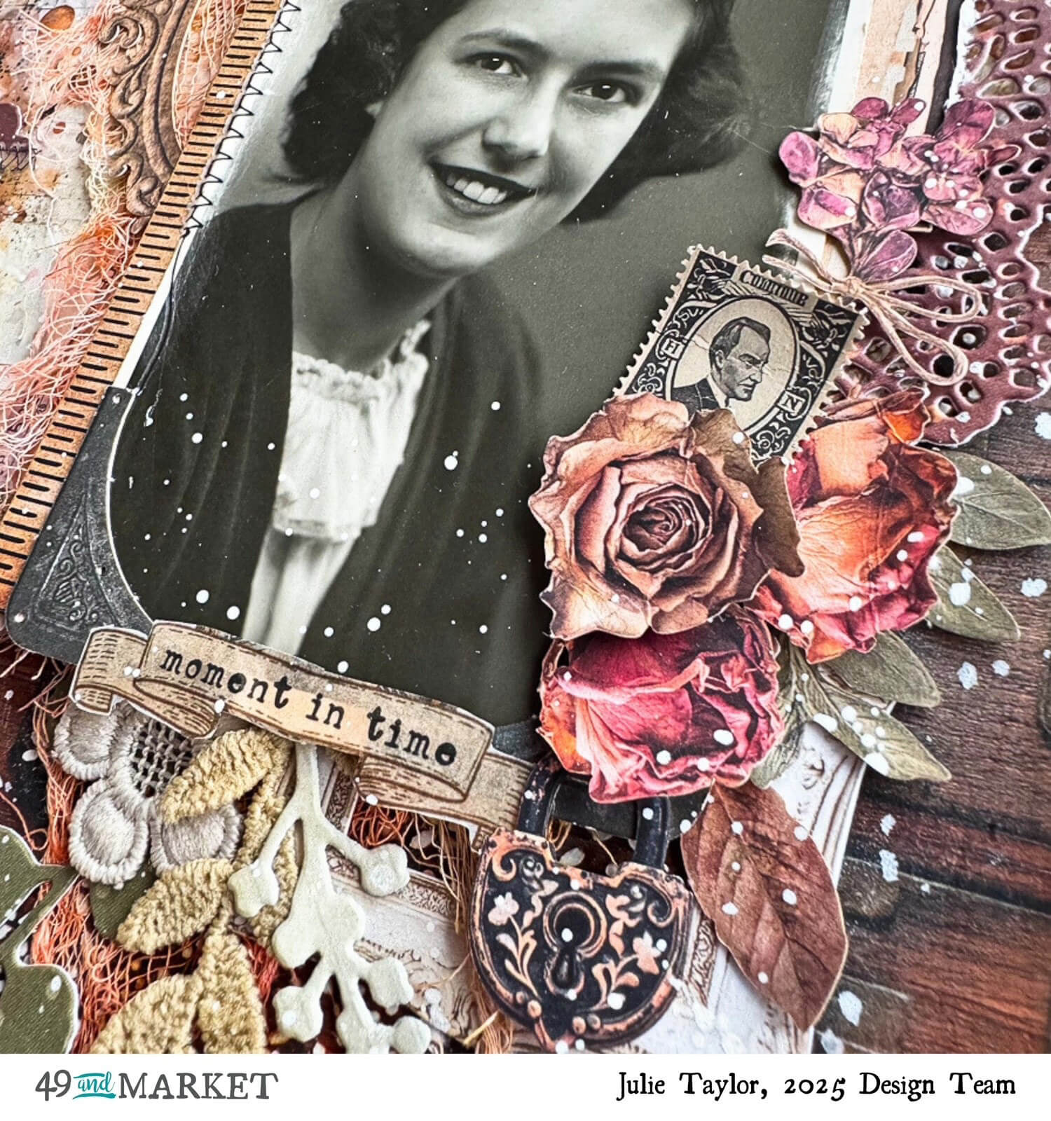 A Timeless Beauty - Layout by Julie