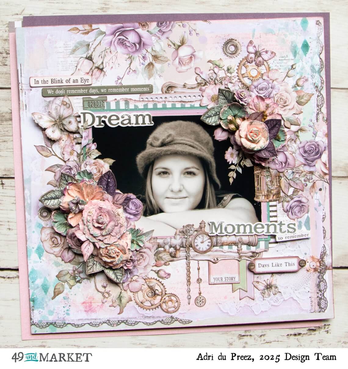 Moments to remember - Layout by Adri