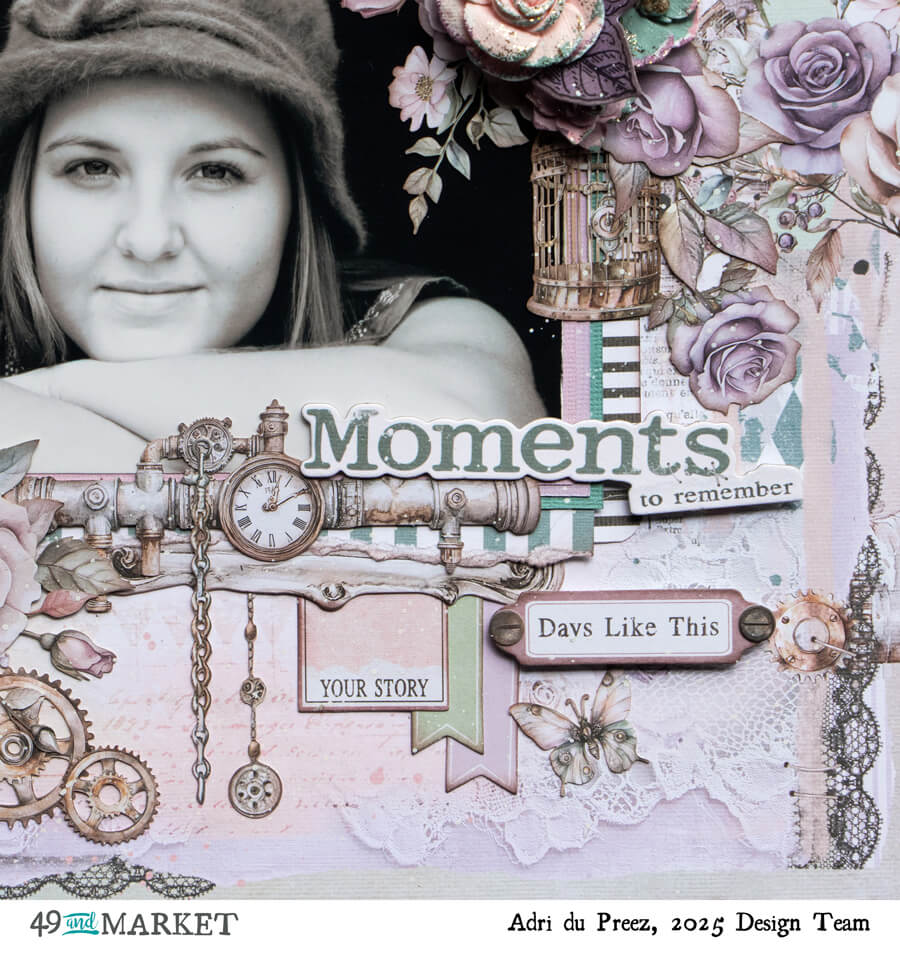 Moments to remember - Layout by Adri