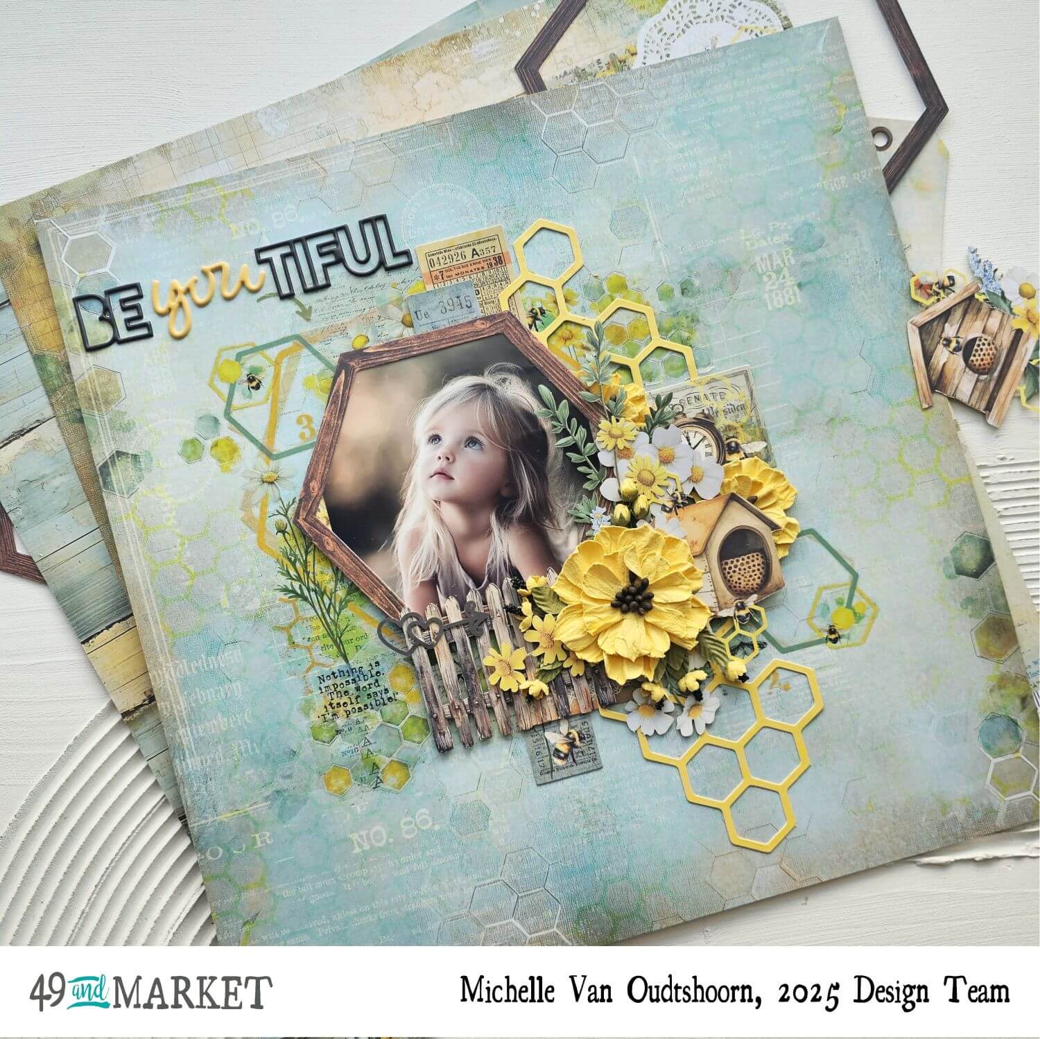 BE-you-TIFUL - Layout by Michelle