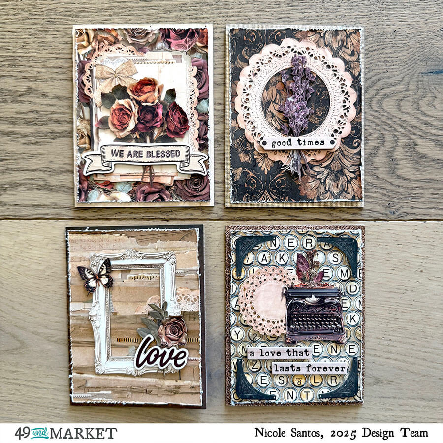 Nostalgic memories cards by Nicole