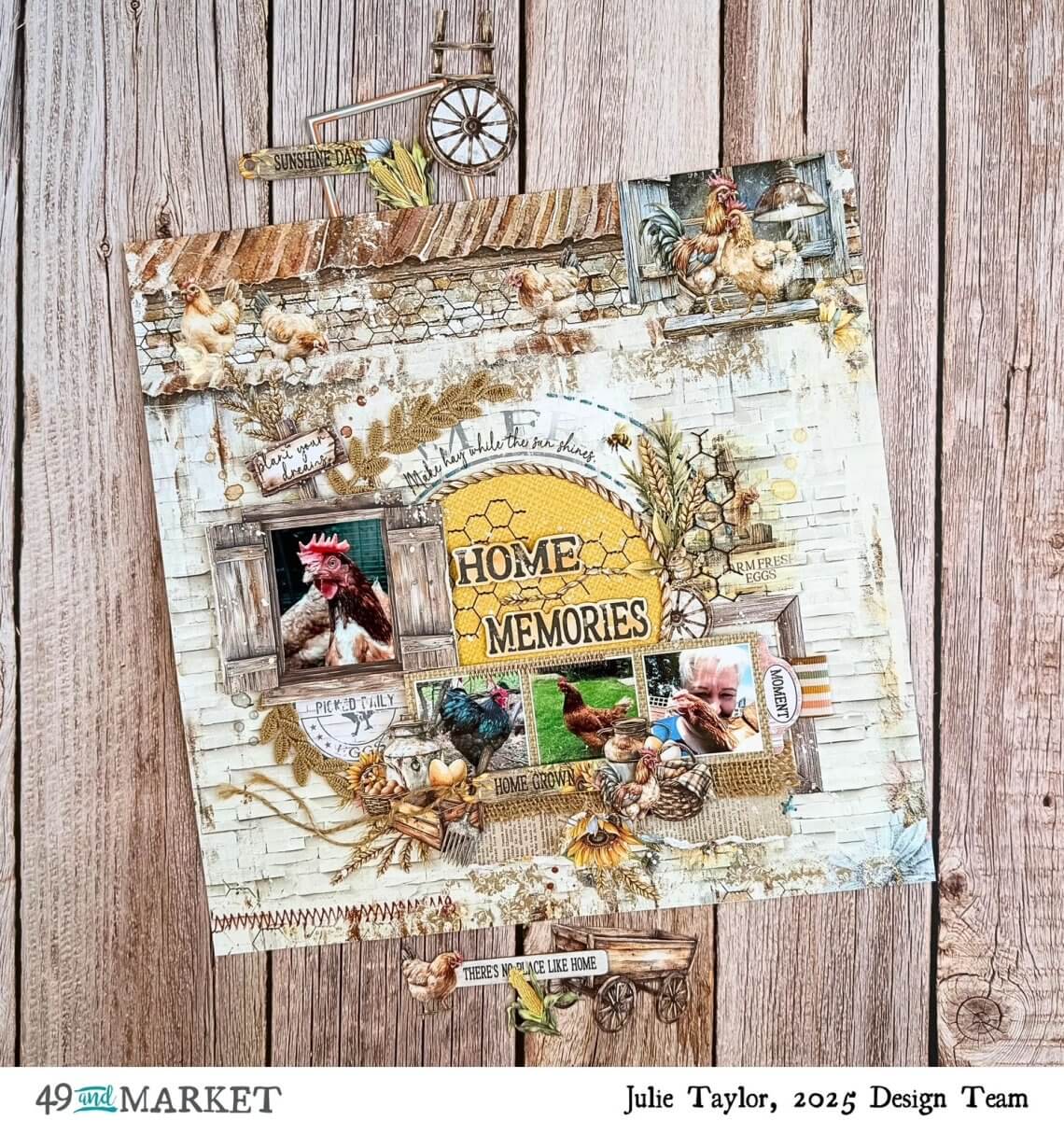 Home Memories - Layout by Julie
