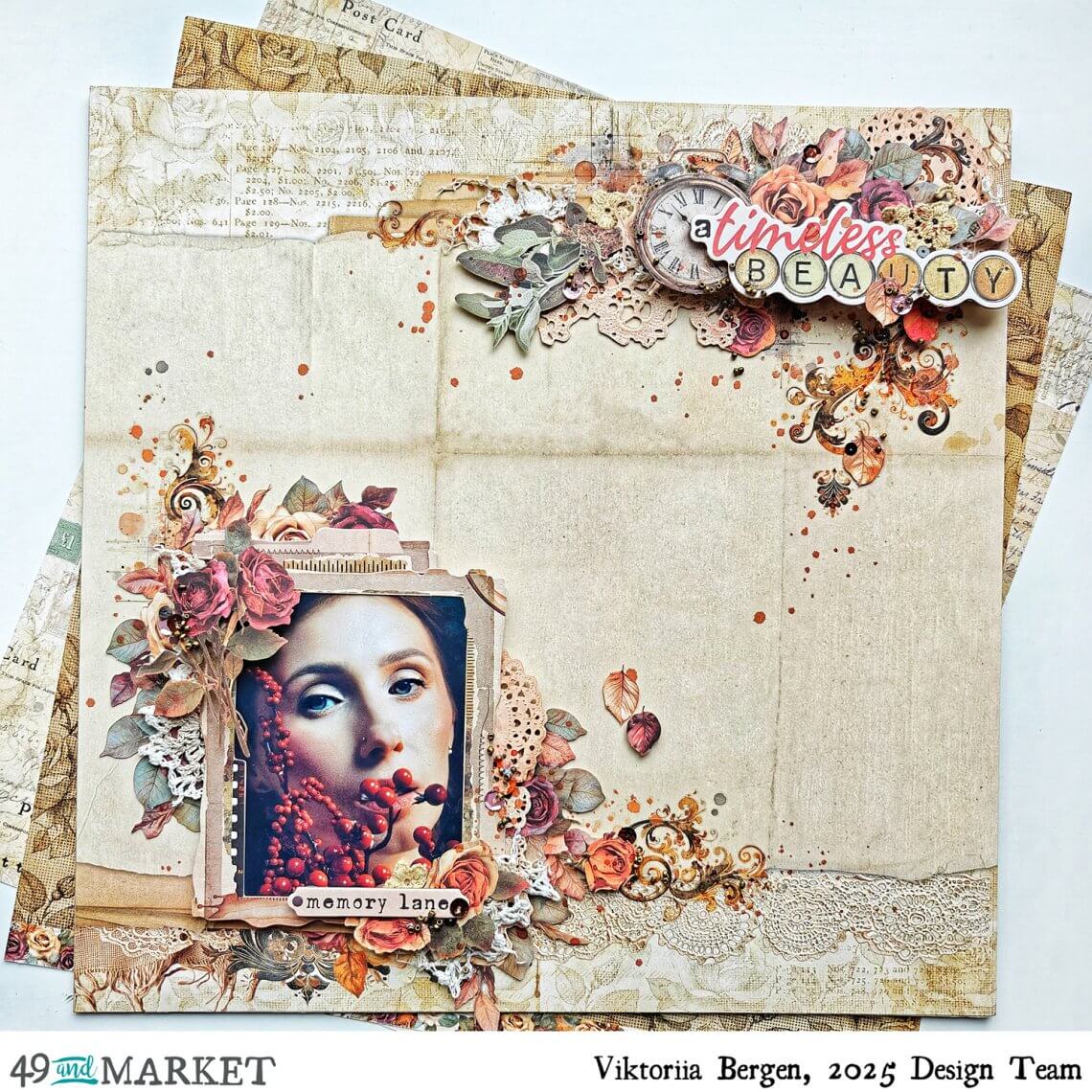 A Timeless beauty - Layout by Viktoriia