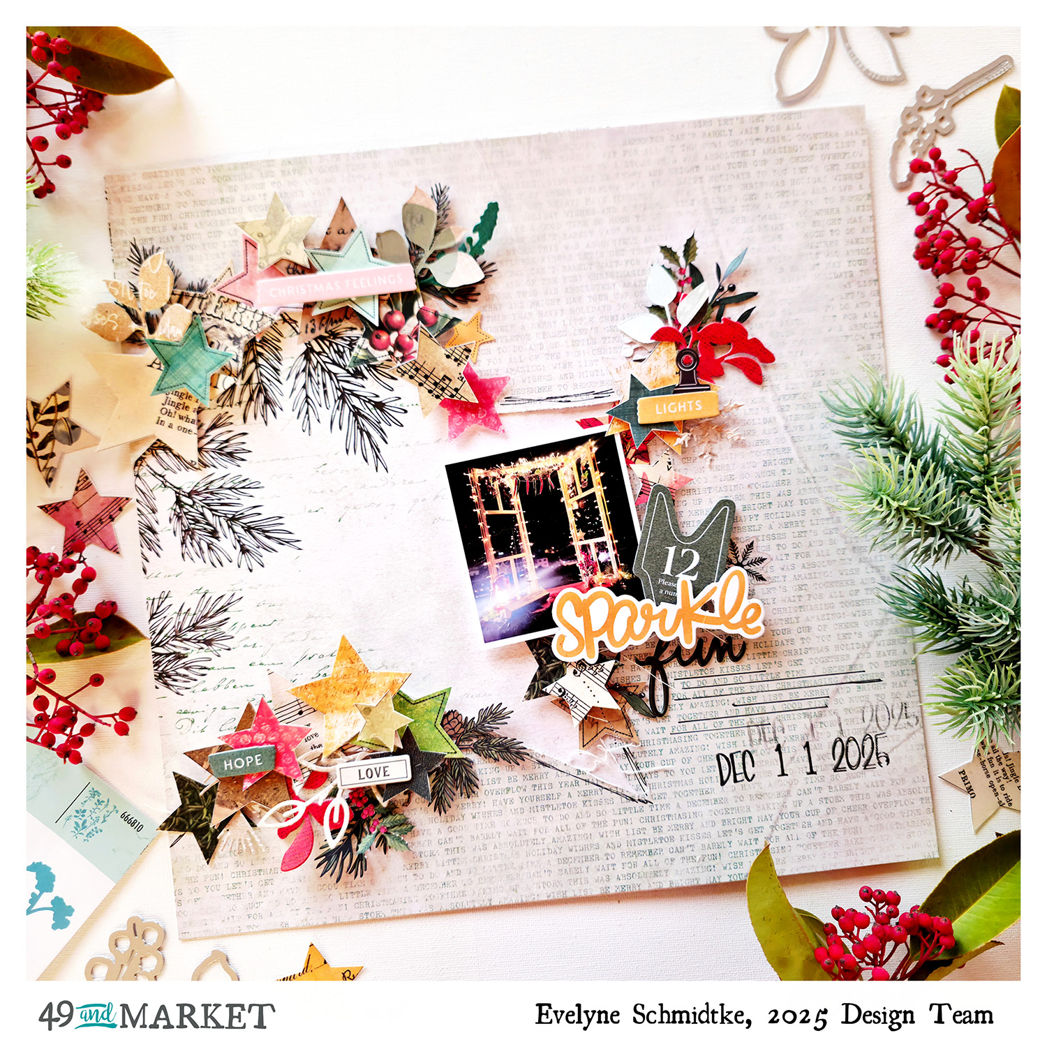 Sparkle Fun - Layout by Evy