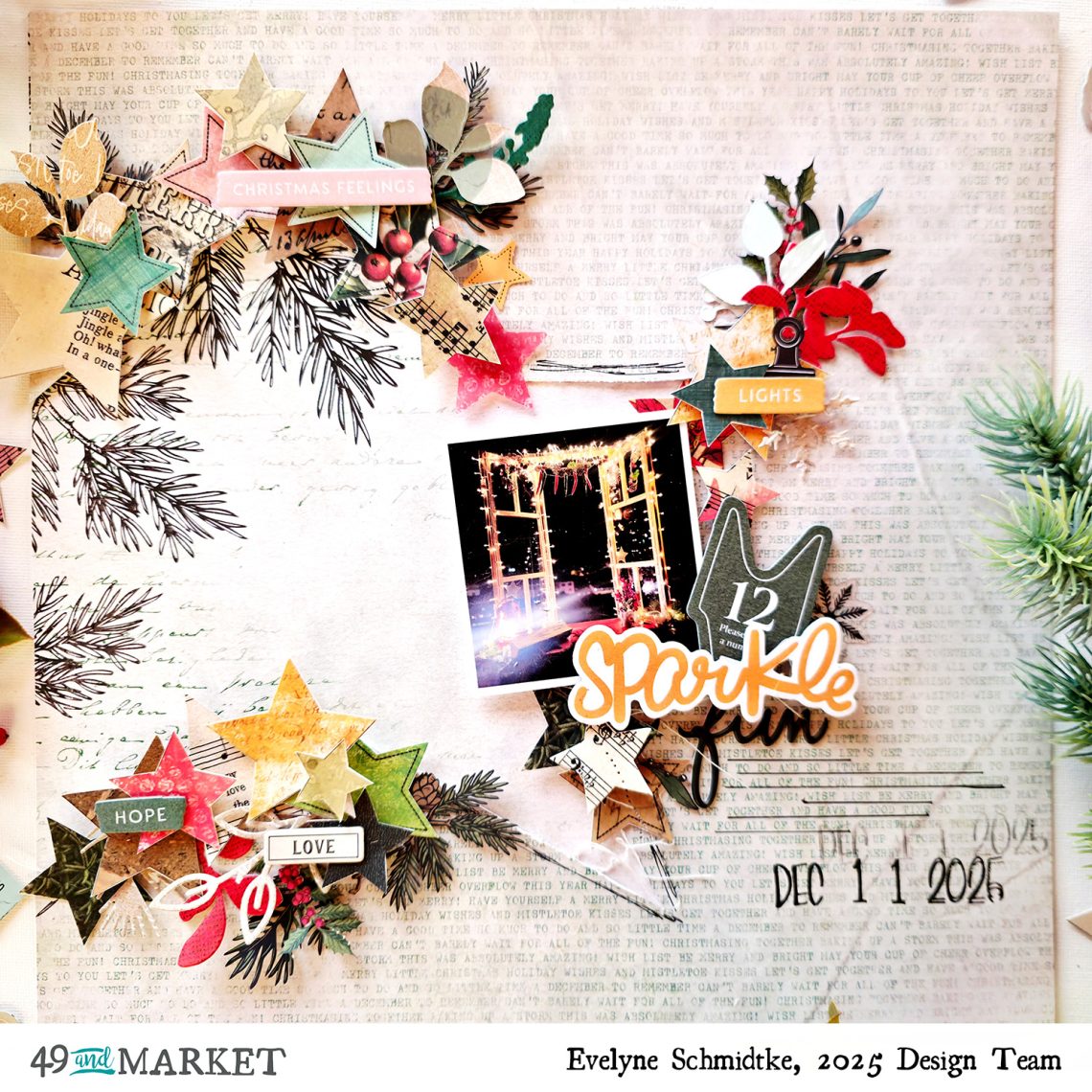 Sparkle Fun - Layout by Evy