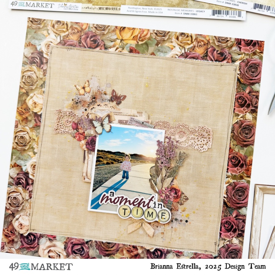 A Moment In Time - Layout by Brianna