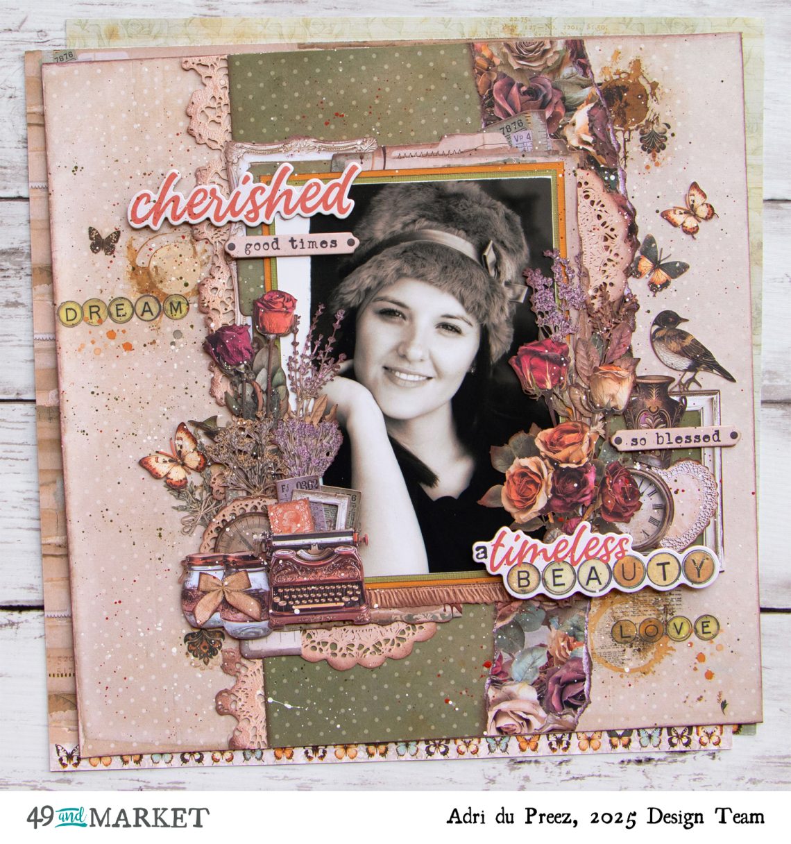 A timeless beauty - Layout by Adri