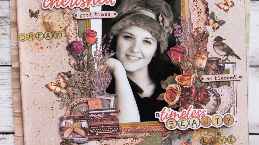 A timeless beauty - Layout by Adri