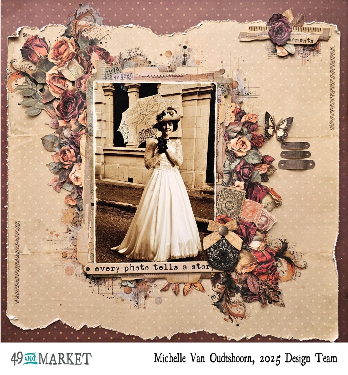 Every photo tells a story - Layout by Michelle